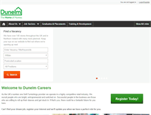 Tablet Screenshot of dunelmcareers.com